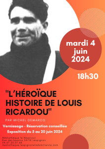 exposition Louis Ricardou