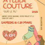 Médiathèque : atelier couture - sur le fil